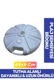 Özel Üretim Dayanıklı Malzemeden Üretilmiş Plastik 49x9 cm Plaj Kamp Balık Bahçe Şemsiyesi Bidonu - 1