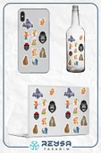 Goril Sticker Set-1 17 Parça Telefon, Tablet, Defter, Laptop Sticker thumbnail 3