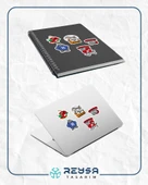 Takım Maskotları Sticker Set-1 20 Parça Telefon, Tablet, Defter, Laptop Sticker thumbnail 4