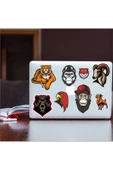 Agresif Hayvanlar Sticker Set-1 11 Parça Telefon, Tablet, Defter, Laptop Sticker - 2
