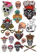 Kurukafa Sticker Set-1 13 Parça Telefon, Tablet, Defter, Laptop Sticker - 1