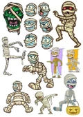 Mumya Sticker Set 13 Parça Telefon, Tablet, Defter, Laptop Sticker - 1