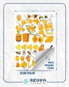 Arı Bal Sticker Set 15 Parça Telefon, Tablet, Defter, Laptop Sticker - 2