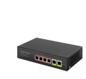 HADRON HD04 POE SWITCH 2UPLINK 4+2 10-100 MBPS 4PORT - 1