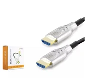 HADRON HDX2052 HDMI KABLO PVC 8K 60HZ 2.1V OPTIC OD8.0 100M SİYAH - 1