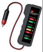 Sline M-007 Dijital Akü Test Cihazı 12V LED Gösterge ile Akü Durumu Ölçer - 1