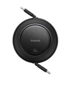 Baseus P10364500113-00  Free2 Pull Mini Kablolu USB-C 100W Şarj Kablosu Siyah - 1