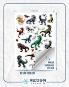 Dinozor Trex Sticker Set 1 thumbnail 2