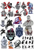 Şövalye Knight Sticker Set 1 - 1