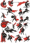 Spartalı Sticker Set 20 Parça Telefon, Tablet, Defter, Laptop Sticker - 1