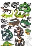 Timsah Sticker Set 3 - 1
