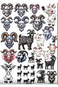 Goat Keçi Sticker Set 1 - 1