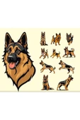 k9 Sticker Set - 1