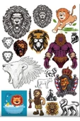 Aslan Sticker Set 4 - 1
