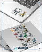 Dinozor Trex Sticker Set 1 thumbnail 3