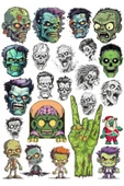 Zombi Sticker Set 5 - 1