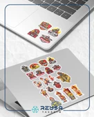 İtfaiyeci Sticker Set 3 20 Parça Telefon, Tablet, Defter, Laptop Sticker thumbnail 3