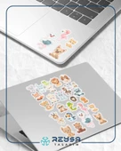 Sevimli Hayvanlar Alemi Sticker Set 1 27 Parça Telefon, Tablet, Defter, Laptop Sticker thumbnail 3