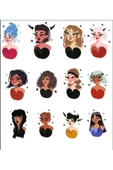 Kadın Tarzı Sticker Set - 1