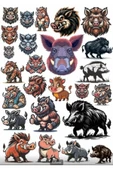 Domuz Sticker Set 3 - 1