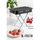 ModaCar Xl Emaye Mangal Katlanır Ayaklı 52 x 32 cm 720535 - 1