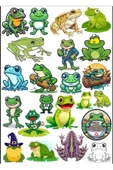 Kurbağa Sticker Set 4 - 1