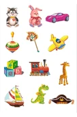 Bebek Oyuncakları Sticker Set 2 - 1
