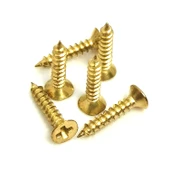 Klips, Menteşe, Ayak, Ağaç, Sunta Vidası 3x13 mm - Sarı 100 Adet - 1