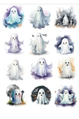 Sevimli Hayaletler Sticker Set - 1