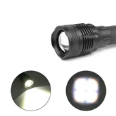 Alüminyum Şarjlı Zoom'lu El Feneri F6055 - 10