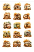Sonbahar ve Karavan Sticker Set - 1