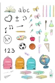 Okul Meteryalleri Sticker Set 2 - 1