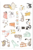 Tatlı Kediler Sticker Set - 1