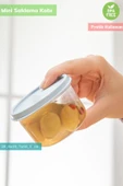 Saklama Kabı Mini Erzak Kabı Buzdolabı Kabı Yuvarlak Bpa Free 175 ml - 3