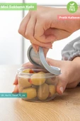 Saklama Kabı Mini Erzak Kabı Buzdolabı Kabı Yuvarlak Bpa Free 175 ml - 1