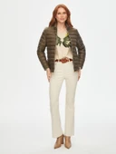 Faik Sönmez Minimalist Uzun Kol Kadın Kışlık Mont - 6