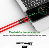 Zipax  Casper Via P2 V4 V5 V8 V8c V9 Şarj Kablosu Micro USB Yassı 1Metre 2.4A thumbnail 4