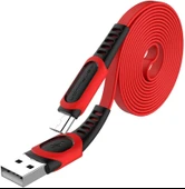 Zipax  Oppo A12 A15 A15sA31 Şarj Kablosu Micro USB Yassı 1Metre 2.4A thumbnail 3