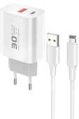 Zipax  Apple İphone 6 Plus - 6s Plus Şarj Aleti 30W Lightning SET - 1