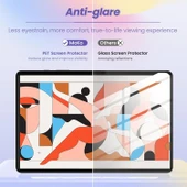 Samsung Galaxy Tab S10 Fe Plus 13.1ınç Ekran Koruyucu Manyetik (Mıknatıslı) Kağıt Hissiyatlı Sm-x626 - 5