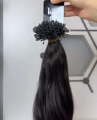 HairPim Jakarta (0.8 Gr) Doğal Kestane 50 Adet70 Cm Yeni Nesil Kaynak Saç - 3