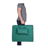 Reyo Taşınabilir Katlanır Su Geçirmez Plaj Havuz Şezlong Minderi Kamp Yatağı Çadır Matı Yeşil thumbnail 2