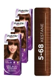 Palette Göz Alıcı Renkler 5-68 Kestane x 3 Adet - 1