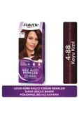 Palette Göz Alıcı Renkler Saç Boyası 4-88 Koyu Kızıl - 1