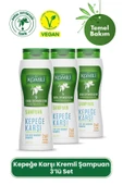 Komili Kepek Karşıtı 2'si 1 Arada Kremli Vegan Şampuan 3'lü Set - 3 X 500 ML - 1