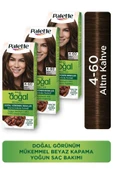 Palette Kalıcı Doğal Renkler Saç Boyası 4-60 Açık Çikolata Kahve X3 Adet - 1