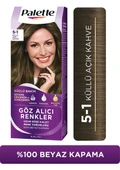 Palette Göz Alıcı Renkler 5-1 Küllü Açık Kahve - 1