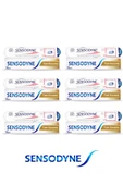 Sensodyne Tam Koruma Diş Macunu 75 ml + Yumuşak Diş Fırçası x 6 Adet - 1