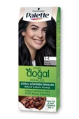 Palette Kalıcı Doğal Renkler Saç Boyası 1-1 Gece Mavisi X 3 Adet - 4