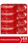 Colgate Optic White Parıldayan Beyazlık Beyazlatıcı Diş Macunu 4 X 50 ml - 1